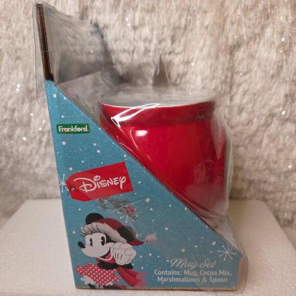 Frankford’s Disney Mickey & Minnie Red Christmas Mug & Spoon Holiday Gift Set - Picture 6 of 7